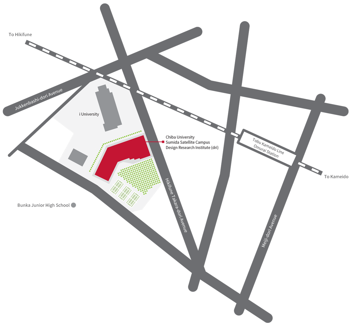 墨田サテライトキャンパス周辺地図