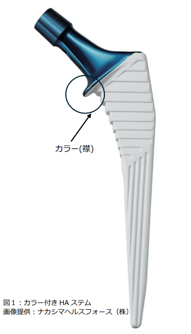 カラー付きHAステムの写真